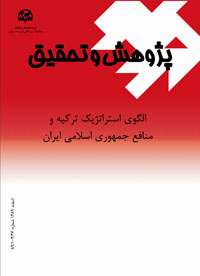 پژوهش و تحقیق الگوی استراتژیک ترکیه و منافع جمهوری اسلامی ایران 